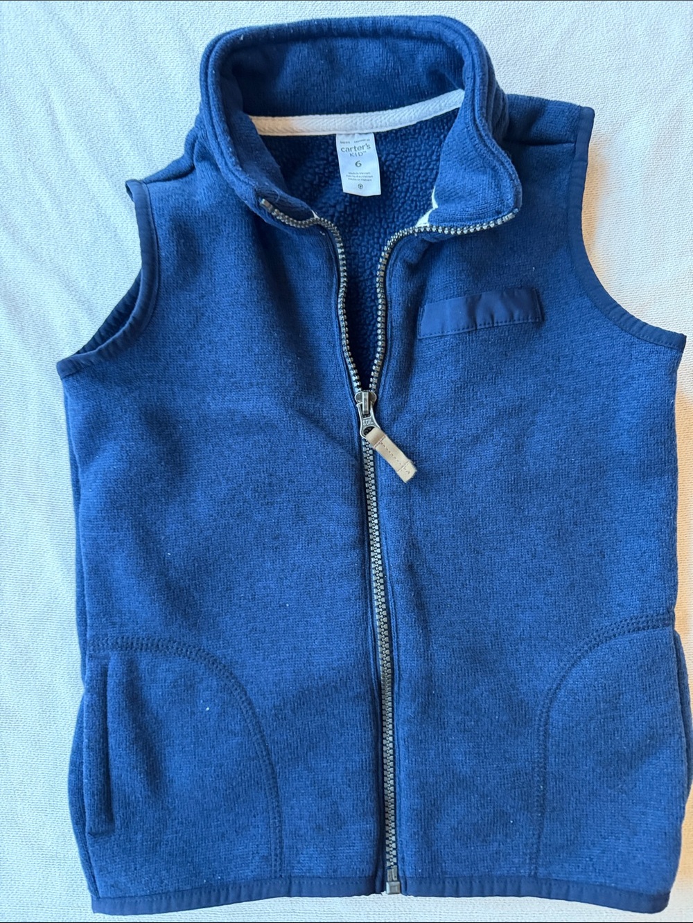 Carter's Navy Blue Fleece Vest
